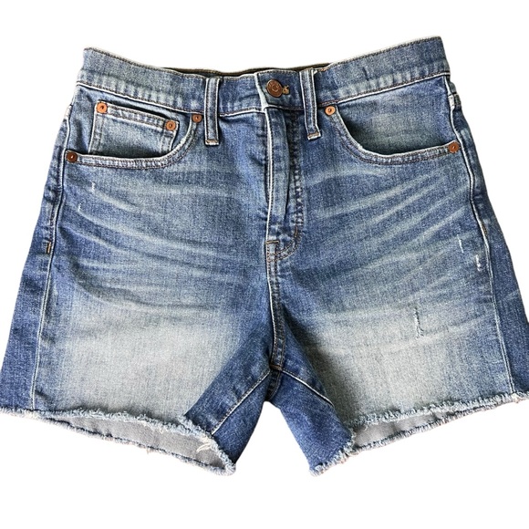 Madewell Pants - Madewell High-Rise Denim Shorts Size 27